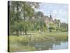On the Ouse at Hemingford Grey, 1890-William Fraser Garden-Stretched Canvas