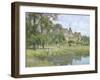 On the Ouse at Hemingford Grey, 1890-William Fraser Garden-Framed Giclee Print