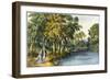 On the Owago-Currier & Ives-Framed Giclee Print