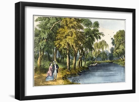 On the Owago-Currier & Ives-Framed Giclee Print