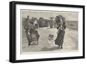 On the Parade, Southsea-Henry Charles Seppings Wright-Framed Giclee Print