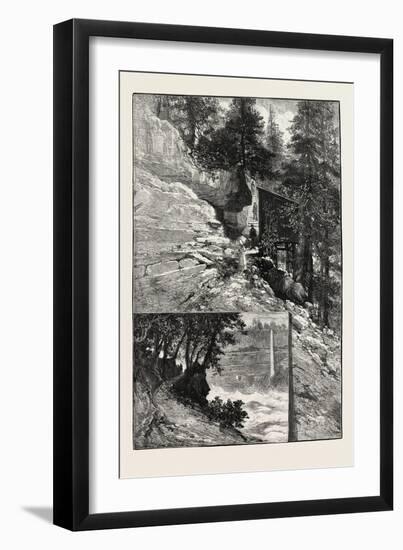 On the Path to Whirlpool, Canada, Nineteenth Century-null-Framed Giclee Print