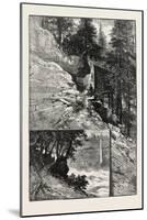 On the Path to Whirlpool, Canada, Nineteenth Century-null-Mounted Giclee Print