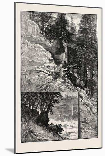 On the Path to Whirlpool, Canada, Nineteenth Century-null-Mounted Giclee Print