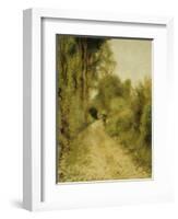 On the Path-Pierre-Auguste Renoir-Framed Giclee Print