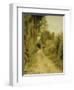 On the Path-Pierre-Auguste Renoir-Framed Giclee Print