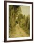 On the Path-Pierre-Auguste Renoir-Framed Giclee Print