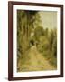 On the Path-Pierre-Auguste Renoir-Framed Giclee Print