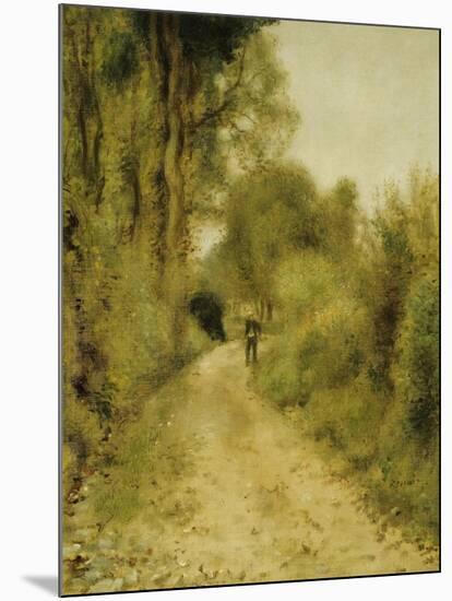 On the Path-Pierre-Auguste Renoir-Mounted Giclee Print