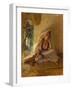 On the Patio-Frederick Arthur Bridgman-Framed Giclee Print