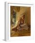 On the Patio-Frederick Arthur Bridgman-Framed Giclee Print