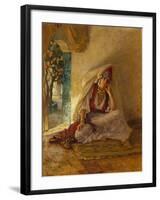 On the Patio-Frederick Arthur Bridgman-Framed Giclee Print