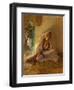 On the Patio-Frederick Arthur Bridgman-Framed Giclee Print