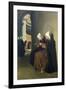 On the Pauper's Bench, Souvenir of Brittany, 1864 (Oil on Canvas)-Francois Bonvin-Framed Giclee Print