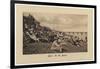 On the Pebbly Beach at Deal, Kent, Some Put Up Deckchairs, Others Put Up with the Pebbles-null-Framed Photographic Print