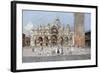 On the Piazza San Marco, Venice-Antonio Reyna Manescau-Framed Giclee Print