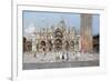 On the Piazza San Marco, Venice-Antonio Reyna Manescau-Framed Giclee Print