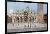 On the Piazza San Marco, Venice-Antonio Reyna Manescau-Framed Giclee Print