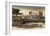 On the Pier, 1977-LaVere Hutchings-Framed Giclee Print