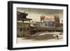On the Pier, 1977-LaVere Hutchings-Framed Premium Giclee Print