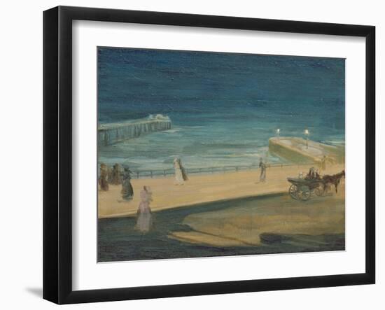 On the Pier, Brighton-Charles Edward Conder-Framed Giclee Print