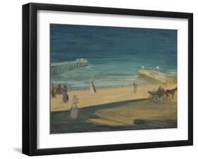 On the Pier, Brighton-Charles Edward Conder-Framed Giclee Print