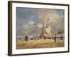 On the Pier, Deauville, 1889-Eugène Boudin-Framed Giclee Print