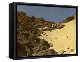 On the plateau of the Sahara, Egypt-English Photographer-Framed Stretched Canvas