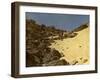 On the plateau of the Sahara, Egypt-English Photographer-Framed Giclee Print