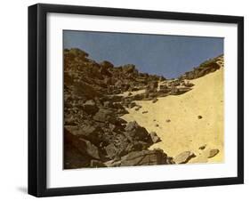 On the plateau of the Sahara, Egypt-English Photographer-Framed Giclee Print