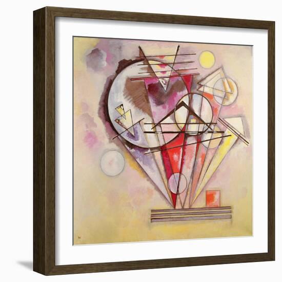 On the Points, 1928-Wassily Kandinsky-Framed Giclee Print