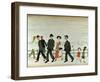 On the Promenade-Laurence Stephen Lowry-Framed Art Print