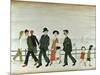 On The Promenade-Laurence Stephen Lowry-Mounted Giclee Print