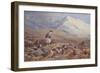 On the Ptarmigan Ground watercolor-Archibald Thorburn-Framed Giclee Print