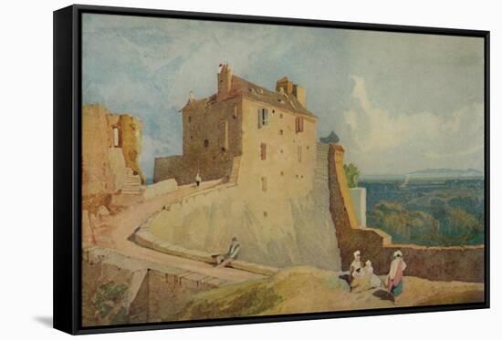 'On the Rampart, Domfont, France', 1923-John Sell Cotman-Framed Stretched Canvas