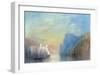 On the Rhine, 1830-J M W Turner-Framed Giclee Print