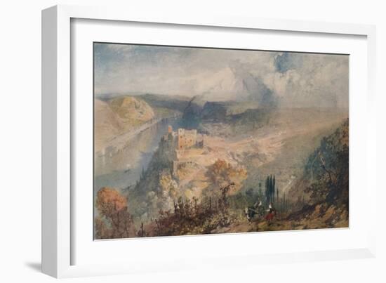 On the Rhine, 1852-James Baker Pyne-Framed Giclee Print