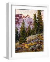 On the Ridge-Robert Moore-Framed Art Print