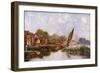 On the River at Beccles, Suffolk, 1924-1926-Louis Burleigh Bruhl-Framed Giclee Print