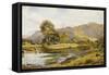 On the River Conway, North Wales-Benjamin Williams Leader-Framed Stretched Canvas