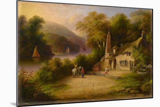 On the River Dart Between Totnes and Dartmouth, 1869-John Wallace Tucker-Mounted Giclee Print