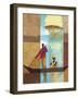 On the River I-Keith Mallett-Framed Giclee Print