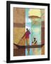 On the River I-Keith Mallett-Framed Giclee Print