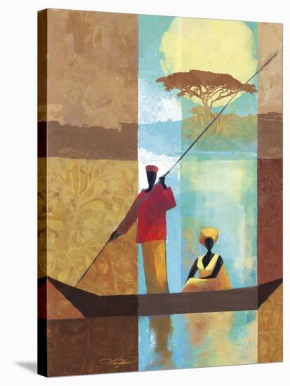 On the River I-Keith Mallett-Stretched Canvas