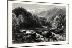 On the River Lledr, a River in North Wales and the Second Major Tributary of the River Conwy. Uk-null-Mounted Giclee Print