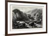 On the River, Lledr, Wales, UK, 19th Century-null-Framed Giclee Print