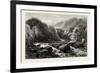 On the River, Lledr, Wales, UK, 19th Century-null-Framed Giclee Print