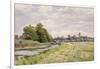 On the River Ouse, Hemingford Grey, 1904-William Fraser Garden-Framed Giclee Print