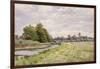 On the River Ouse, Hemingford Grey, 1904-William Fraser Garden-Framed Giclee Print