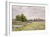 On the River Ouse, Hemingford Grey, 1904-William Fraser Garden-Framed Giclee Print